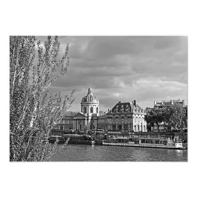 Impression Photo Vue sur le Louvre depuis les bords de Seine (Devant)