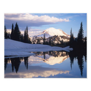Impression Photo WA, parc national du mont Rainier, mont Rainier et