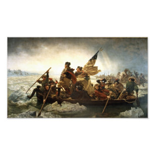 Impression Photo Washington Crossing the Delaware