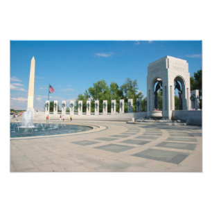 Impression Photo Washington, DC, Mémorial national de la Seconde Gu