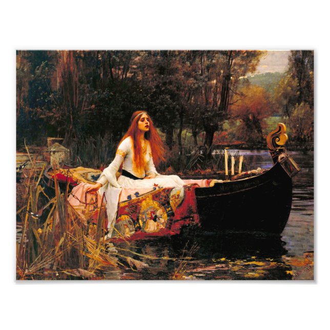 Impression Photo Waterhouse Lady of Shalott (Devant)