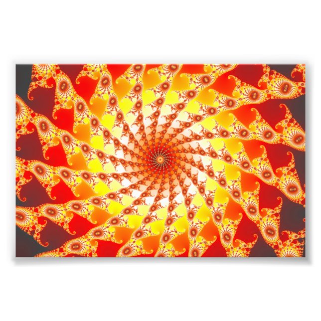 Impression Photo Web de feu (Devant)