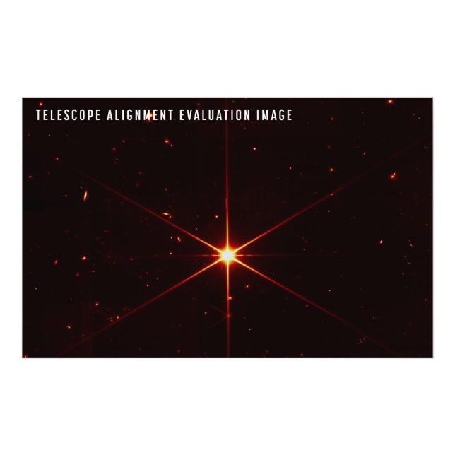 Impression Photo Webb Space Telescope, A Starry Guide to Alignement (Devant)