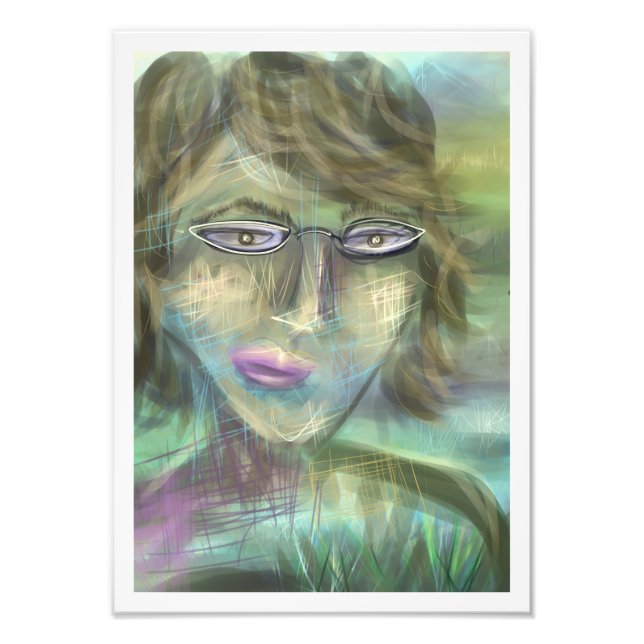 Impression Photo When Earth Speaks ~ Modern Feminine Portrait (Devant)