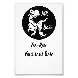 Impression Photo White Trex the Boss Dino