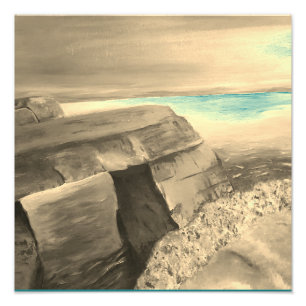 Impression Photo Wied-il Mielah Gozo Peinture Acrylique Art