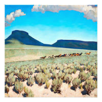 « Wild Horse Country » par Maynard Dixon
