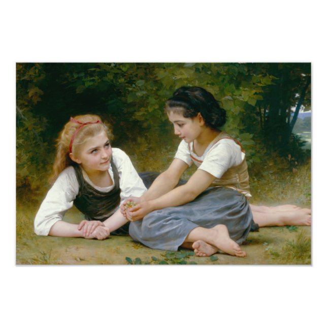 Impression Photo William-Adolphe Bouguereau - Les cueilleurs de noi (Devant)