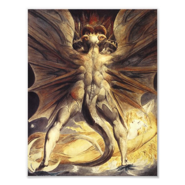 Impression Photo William Blake Red Dragon Imprimer (Devant)