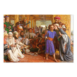 Impression Photo William Holman Hunt - La découverte du sauveur