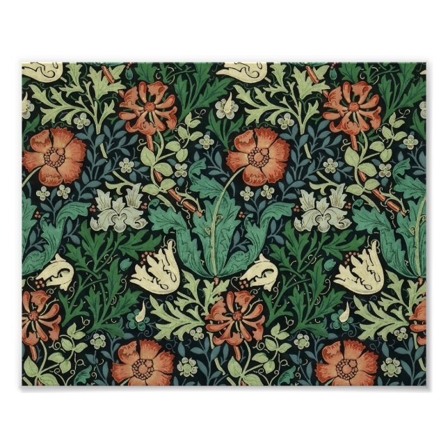 Impression Photo William Morris Compton Floral Art (Devant)
