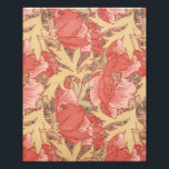 Impression Photo William Morris Poppies Floral Art<br><div class="desc">Poppies Floral Art Nouveau Pattern Watercolor Painting inspired by William Morris.</div>