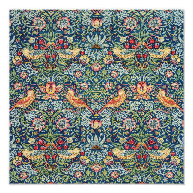 Impression Photo William Morris - Thief aux fraises (Devant)