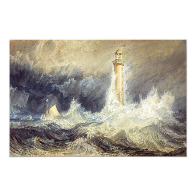 Impression Photo William Turner - Phare de Bell Rock (Devant)