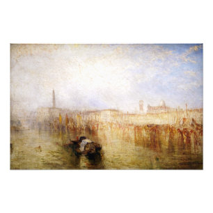 Impression Photo William Turner - Venice Quay, Palais Ducal
