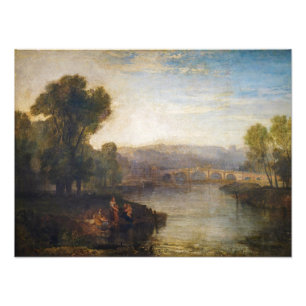 Impression Photo William Turner - Vue sur Richmond Hill et le pont