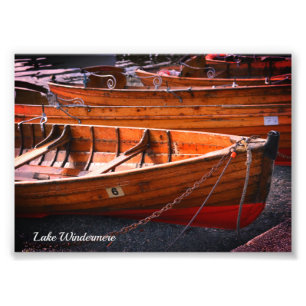 Impression Photo Windermere Les Bateaux Du Lake District