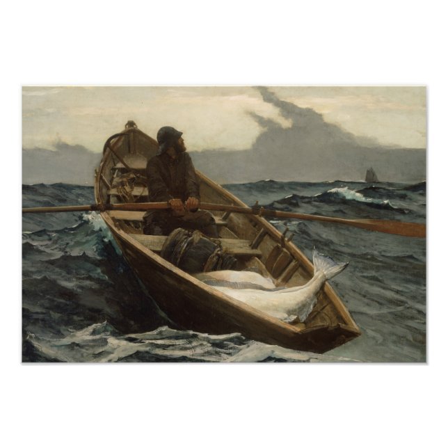 Impression Photo Winslow Homer - Avertissement sur le brouillard (Devant)