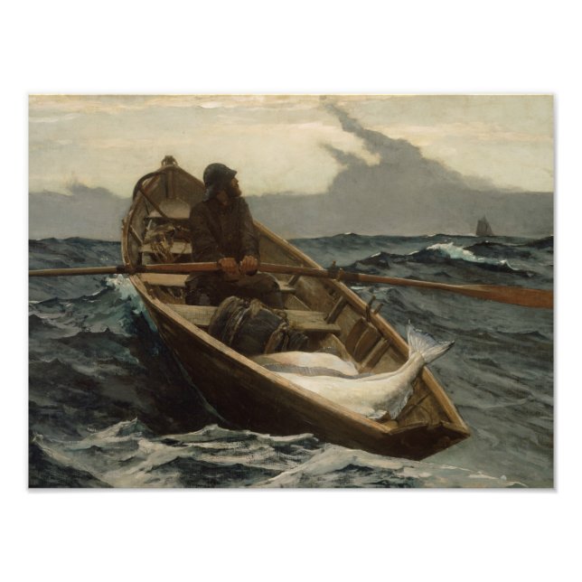 Impression Photo Winslow Homer - Avertissement sur le brouillard (Devant)