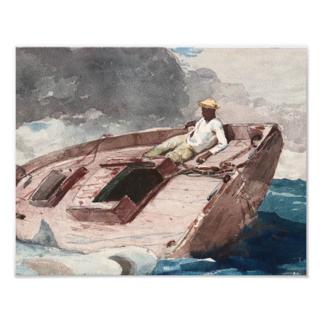 Impression Photo Winslow Homer - The Gulf Stream (Devant)