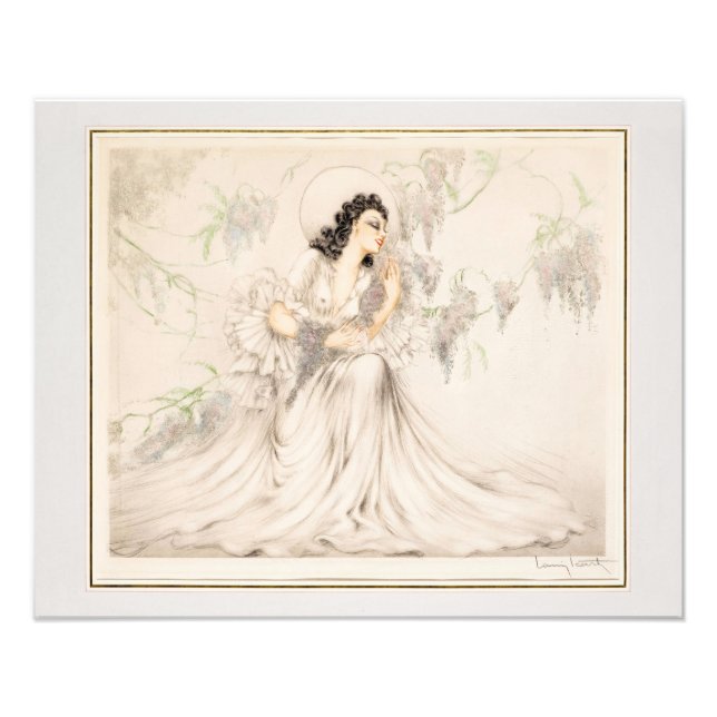 Impression Photo Wisteria, 1940 par Louis Icart (Devant)
