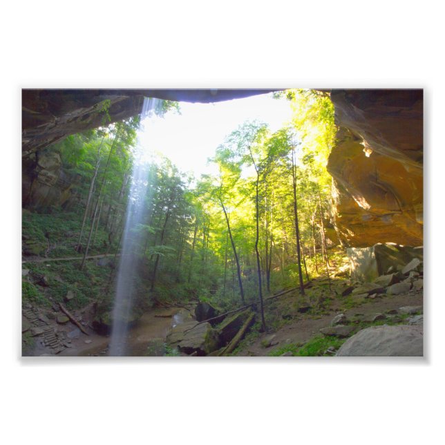 Impression Photo Yahoo Falls, Kentucky (Devant)