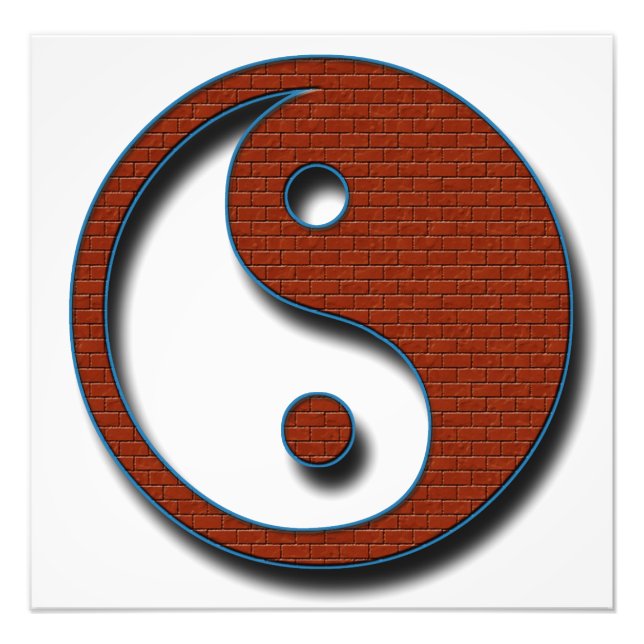 Impression Photo Yin Yang par Shirley Taylor (Devant)