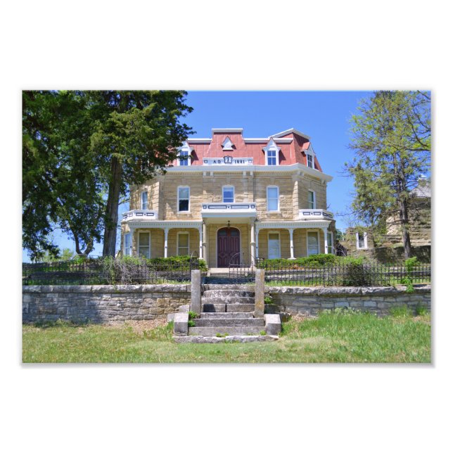 Impression Photo Z Bar, Spring Hall Ranch, Tallgrass Prairie Kansas (Devant)