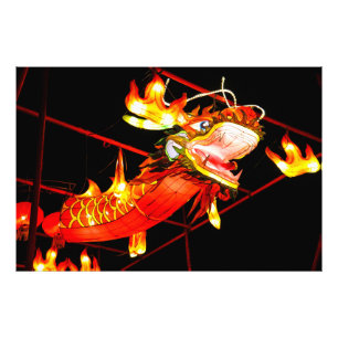 Impression Photo Zhulong Dragon de Feu