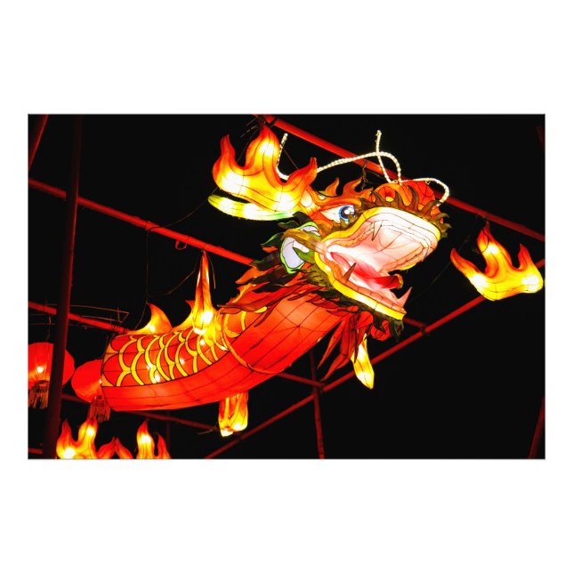 Impression Photo Zhulong Dragon de Feu  (Devant)