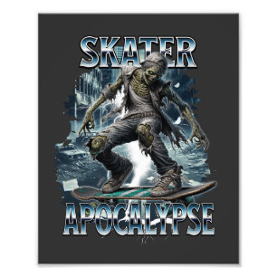 IMPRESSION PHOTO ZOMBIE SKATER APOCALYPSE