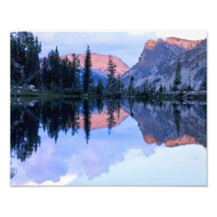 Impression Photo Zone sauvage Sawtooth, Idaho. USA. Cumulus