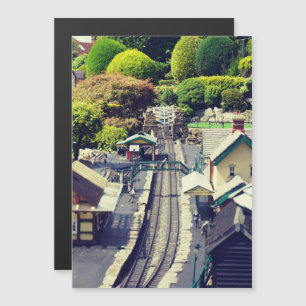 Impression photographique de gare ferroviaire vint