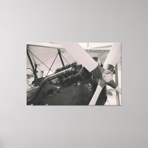 Impression photographique d'un avion à hélice vint