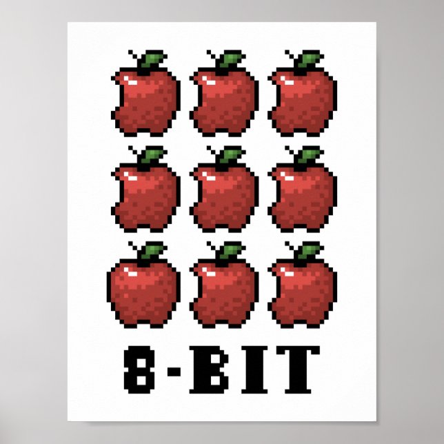Impression Pixel d'Apple à 8 bits (Devant)