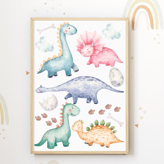 Impression pour chambre d'enfants avec dinosaures  (Créateur téléchargé)