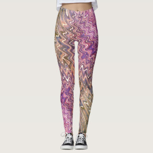 Impression psychédélique colorée Leggings