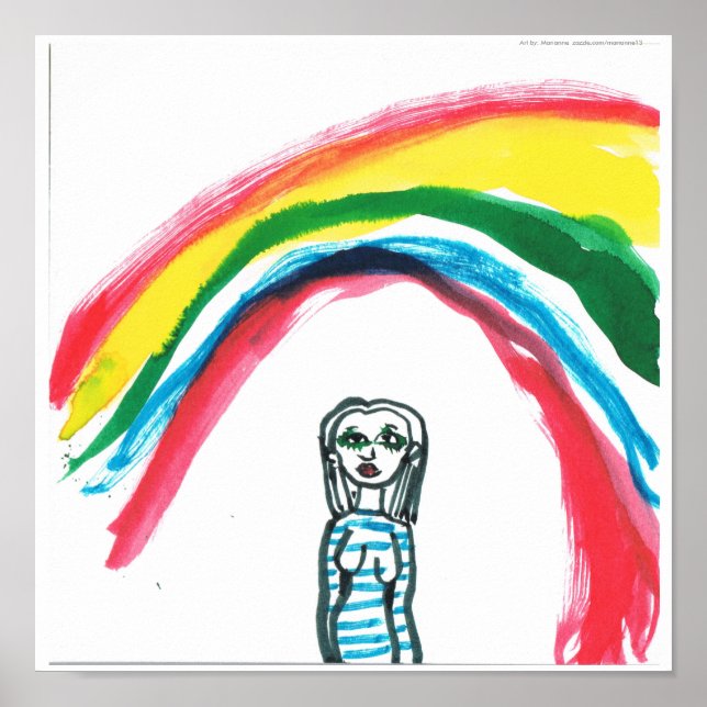 Impression Quelque Part Sous Un Arc-En-Ciel (Devant)