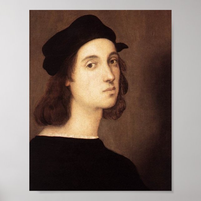 Impression Raphael Self-Portrait Canvas (Devant)