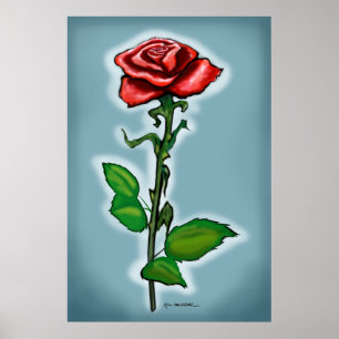 Impression rose simple
