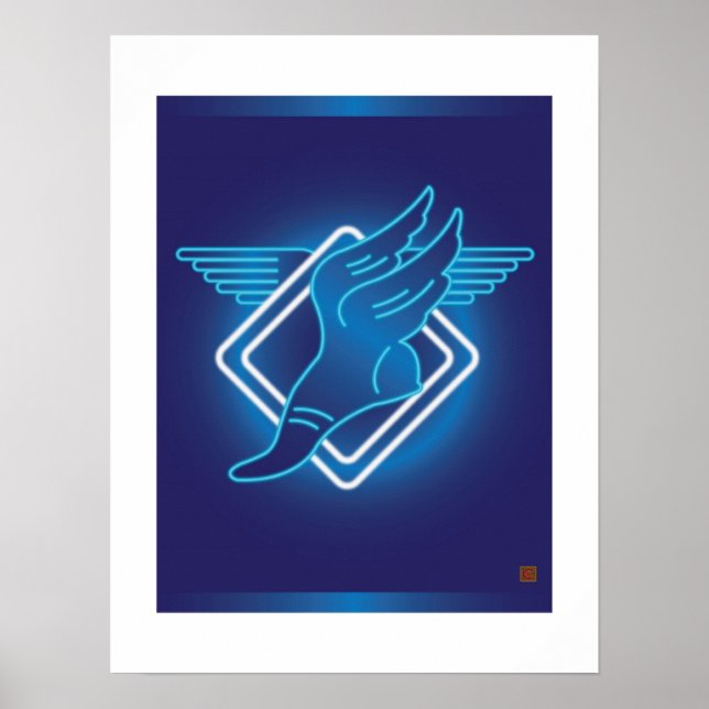 Impression Sandale À ailes Hermès (Devant)