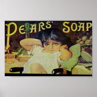 Impression savonneuse vintage