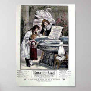 Impression savonneuse vintage