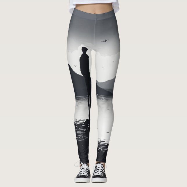 impression simple d'une personne legging (Devant)