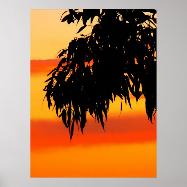 Impression Sky Sunset Silhouette Australie (Devant)