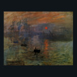 Impression Sunrise by Claude Monet, Vintage Art<br><div class="desc">Impression, Sunrise (1872) by Claude Monet is a vintage impressionism fine art nautical painting. The position of the sun looks like it could also be a sunset. A maritime seascape at Le Havre Harbor, France with several boats in the foreground at sunrise. About the artist: Claude Monet (1840-1926) was a...</div>