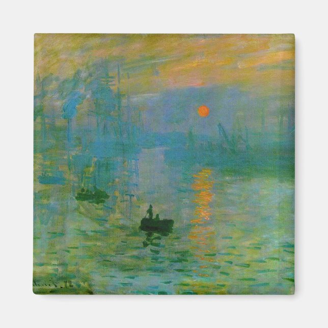 Impression Sunrise Fine Art Magnet (Devant)