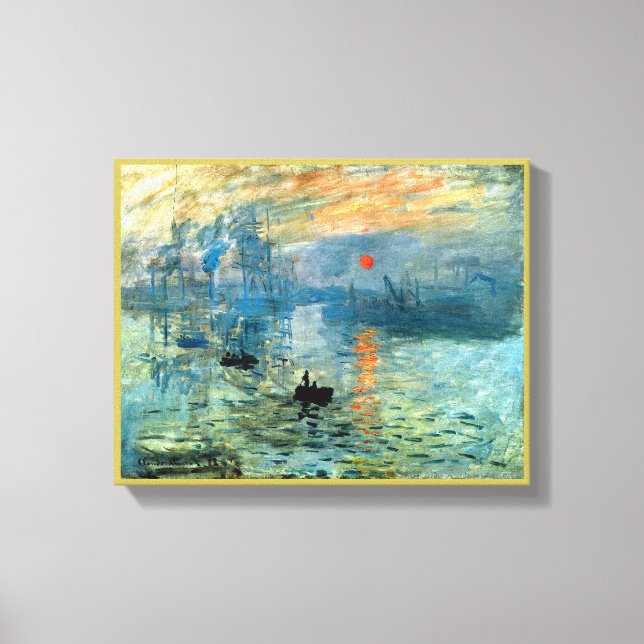 Impression Sunrise par Claude Monet (Recto)