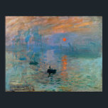 Impression Sunrise par Claude Monet<br><div class="desc">Impression Sunrise par Claude Monet. S'il vous plaît visitez mon magasin pour un design plus intéressant et plus de choix de couleurs. => zazzle.com/iwheels*</div>