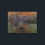 Impression Sunrise par Claude Monet, Art Vintage<br><div class="desc">Impression, Sunrise (1872) de Claude Monet est une vintage impressionnisme de peinture marine d'art. La position du soleil semble qu'il pourrait aussi être un coucher de soleil. Un paysage maritime au port du Havre, France avec plusieurs bateaux au premier plan au lever du soleil. À propos de l'artiste : Claude...</div>